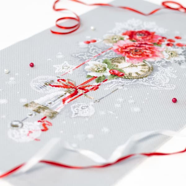 Broderikit Magic Needle "Kristalltiden" 18x37 cm