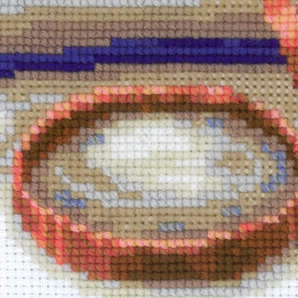 Broderikit Riolis "Killing på bog" 30x24 cm