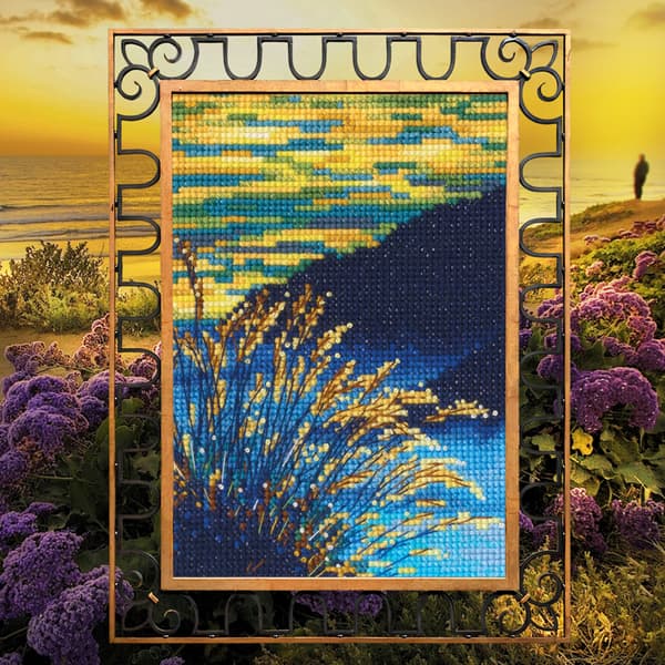 Broderikit RTO "Sol i skyerne" 9x13cm