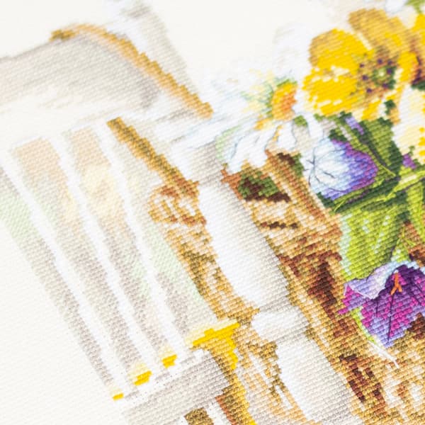 Broderikit Magic Needle "Sommerkurv" 38x28 cm