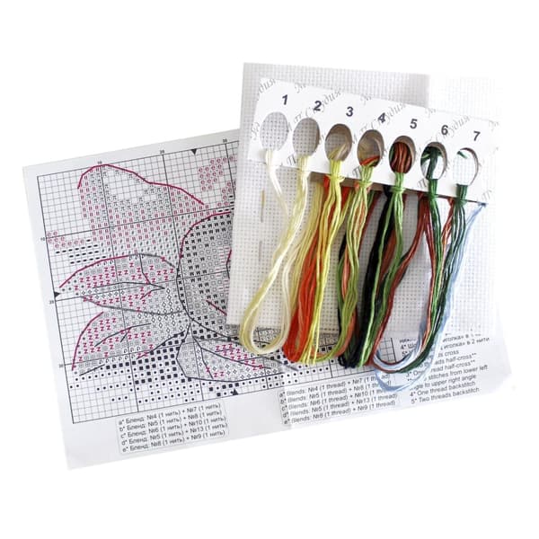 Broderikit MP Studia "Mogen avokado" 9x7 cm