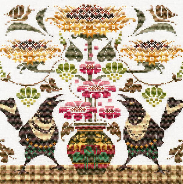 Broderikit Oven "Skator" 27x27 cm
