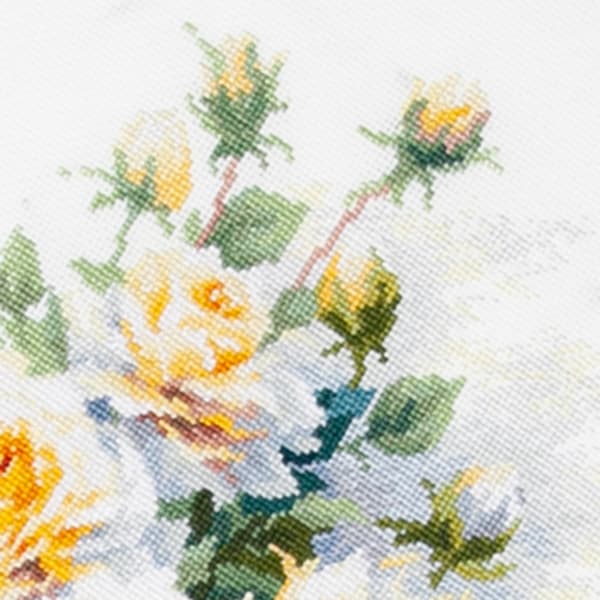 Broderisett Magic Needle "Blomstenes dronning" 26x35 cm