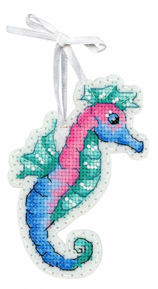 Broderikit MP Studia "Sjöhäst" 8x12 cm