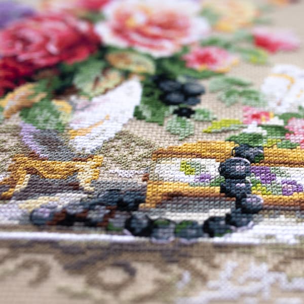 Broderisett Magic Needle "Flørtende tid" 35x25 cm