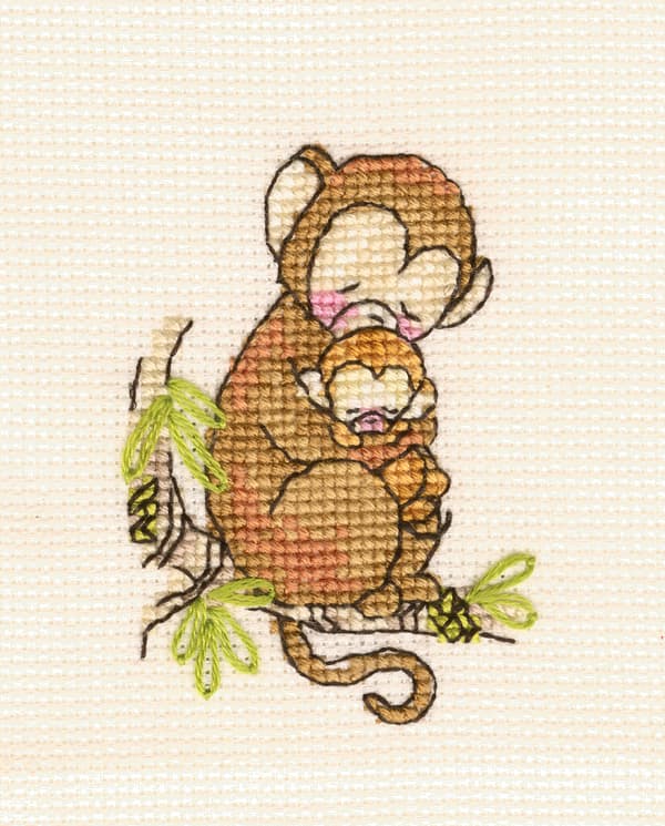 Broderikit RTO "Apa" 4x7 cm