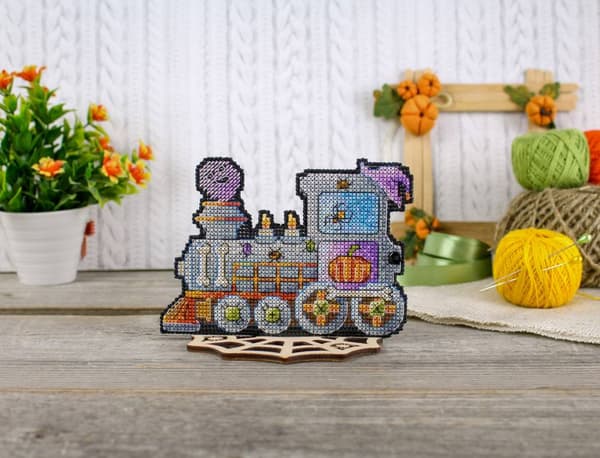 Broderikit Plastik Canvas MP Studia "Tog" 12x9 cm