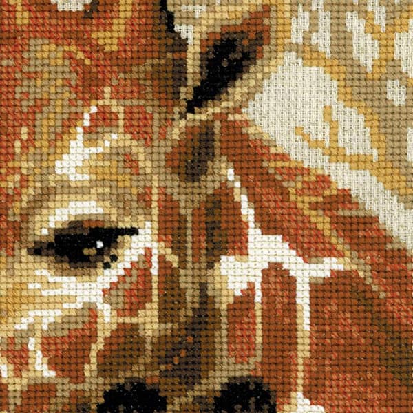Broderisett Riolis "Sjiraffer" 22x38 cm