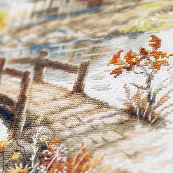 Broderisett Magic Needle "Høst i fjellene" 26x30 cm