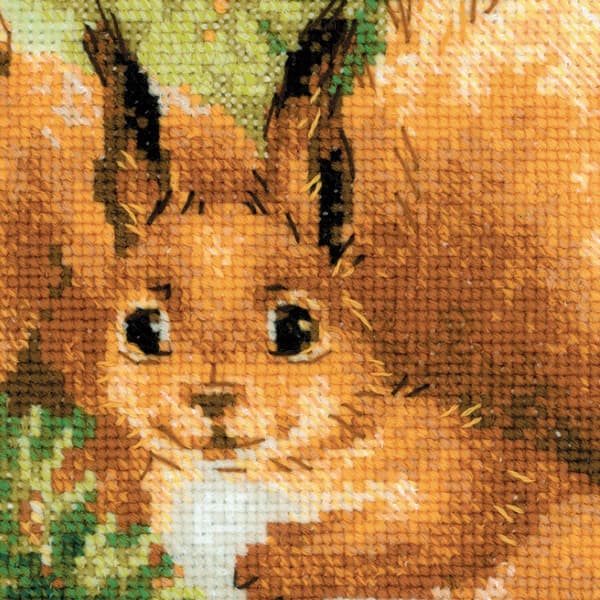 Broderikit Riolis "Egern" 25x25 cm