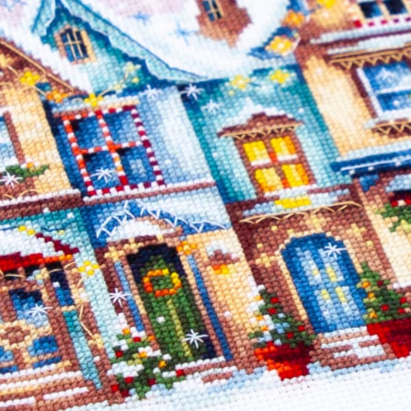 Broderikit Magic Needle "Varmende hjerte" 26x20 cm