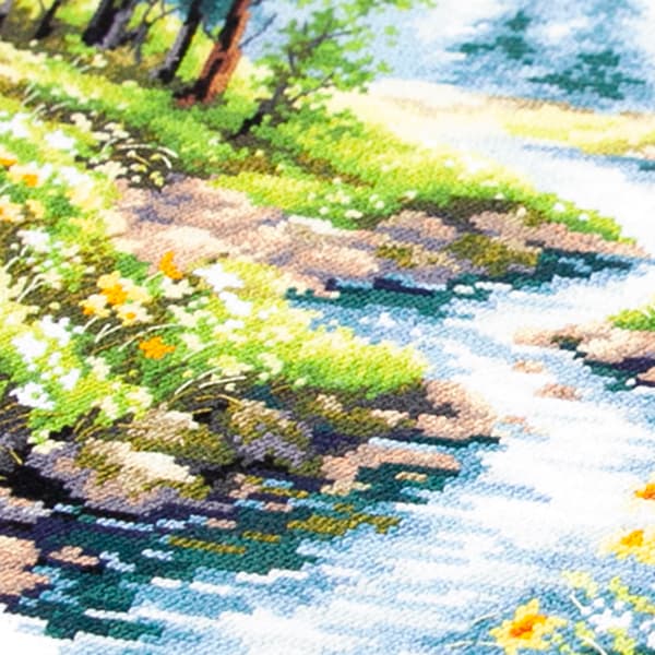 Broderikit Magic Needle "Naturens ljud" 26x26 cm