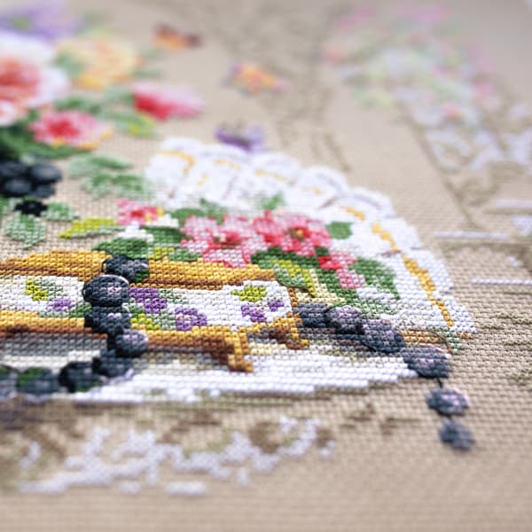 Broderisett Magic Needle "Flørtende tid" 35x25 cm