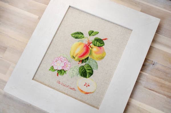 Broderikit Luca-S BA22440 - "Hollandsk codlin" 17,5x22,5 cm