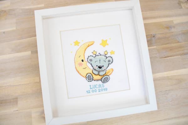 Broderikit Luca-S B1146 - "Mått lucas" 13x16,5 cm