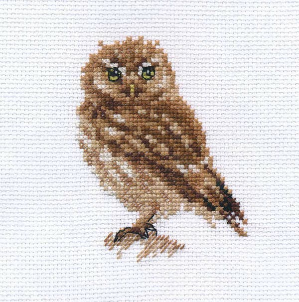 Broderikit Alisa "Uggla" 8x9 cm