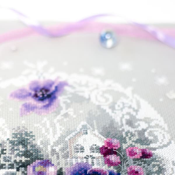 Broderikit Magic Needle "Frostig aften" 18x27 cm