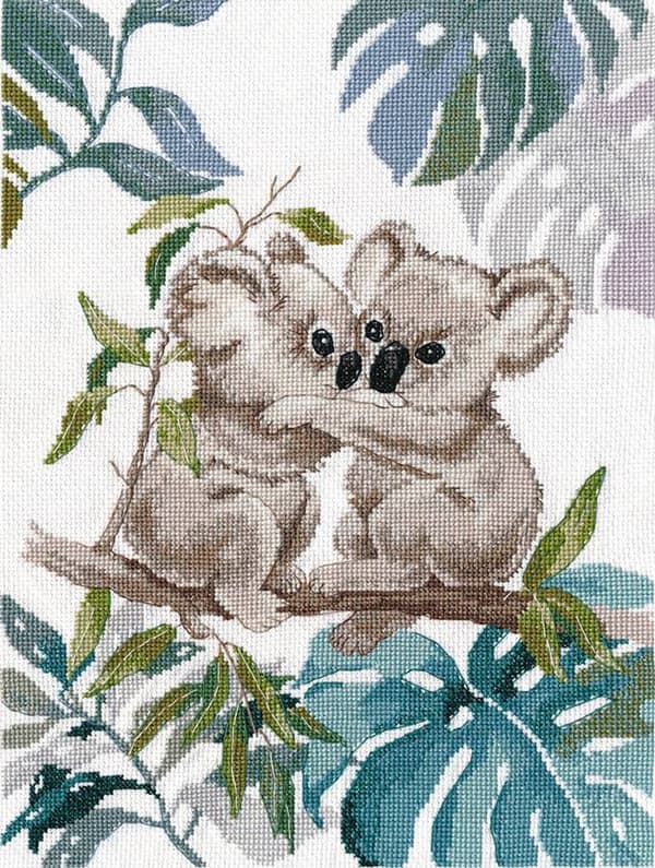Broderikit Oven "Koaler" 22x30 cm