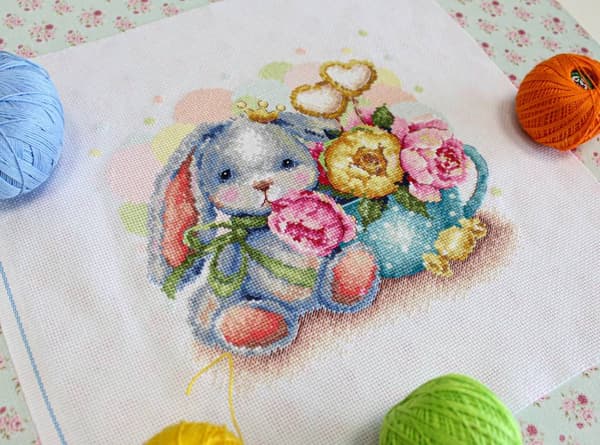 Broderikit MP Studia "Piondrømme" 20x19cm/20x19cm