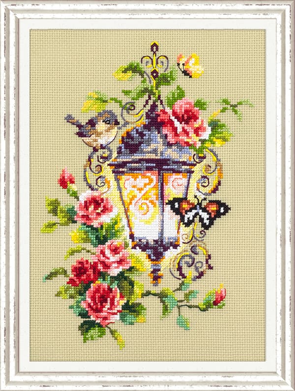 Broderisett Magic Needle "Inspirasjonens lys" 17x23 cm
