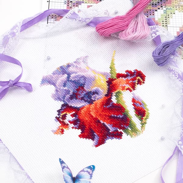 Broderisett Magic Needle "Iris" 11x11 cm