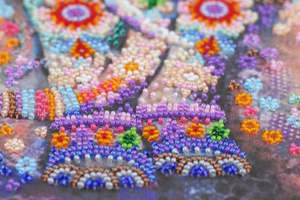 Perlebroderi Abris Art "Indiens mirakel" 30x30 cm