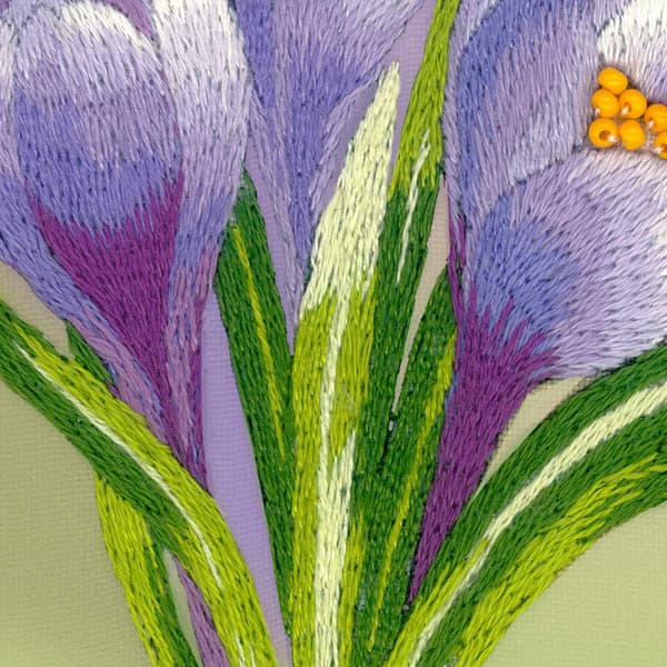 Broderisett Riolis "Krokus" 13x16 cm
