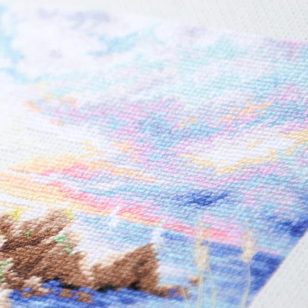 Broderisett Magic Needle "Hjemlys" 32x20 cm