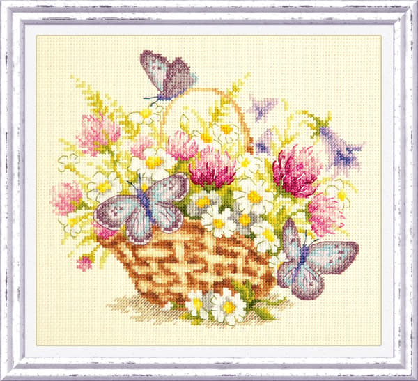 Broderikit Magic Needle "Sommarkänsla" 20x17 cm
