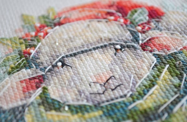 Broderikit Abris Art "I vinterns armar" 24x20 cm