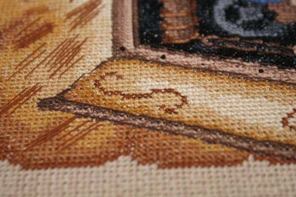 Broderisett Abris Art "Kaffebønner" 40x54 cm