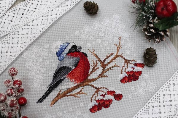 Broderikit MP Studia "Vinterfarver" 23x19 cm