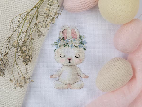 Broderisett Klart "Meditasjon" 13 x 9 cm