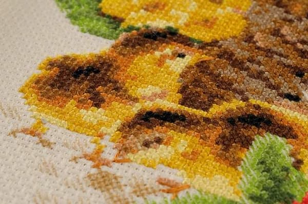 Broderikit Riolis "Høne" 30x30 cm