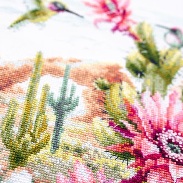 Broderikit Magic Needle "Vilde vestenblomster" 34x26 cm