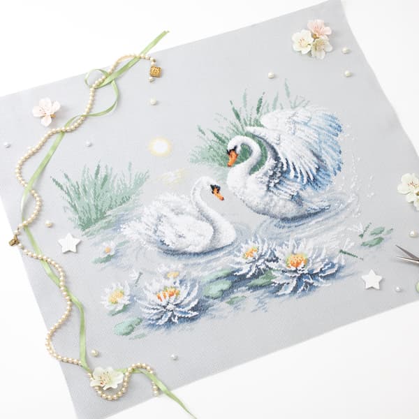 Broderisett Magic Needle "Bryllupsvals" 41x31 cm