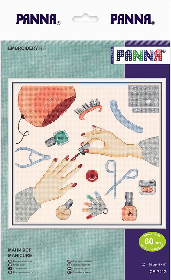 Broderikit Panna "Manikure" 20x20 cm