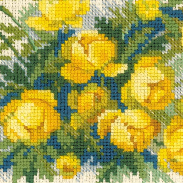 Broderikit Riolis "Klobe-blomma" 20x20 cm