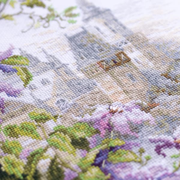 Broderikit Magic Needle "Klematisdoft" 20x26 cm