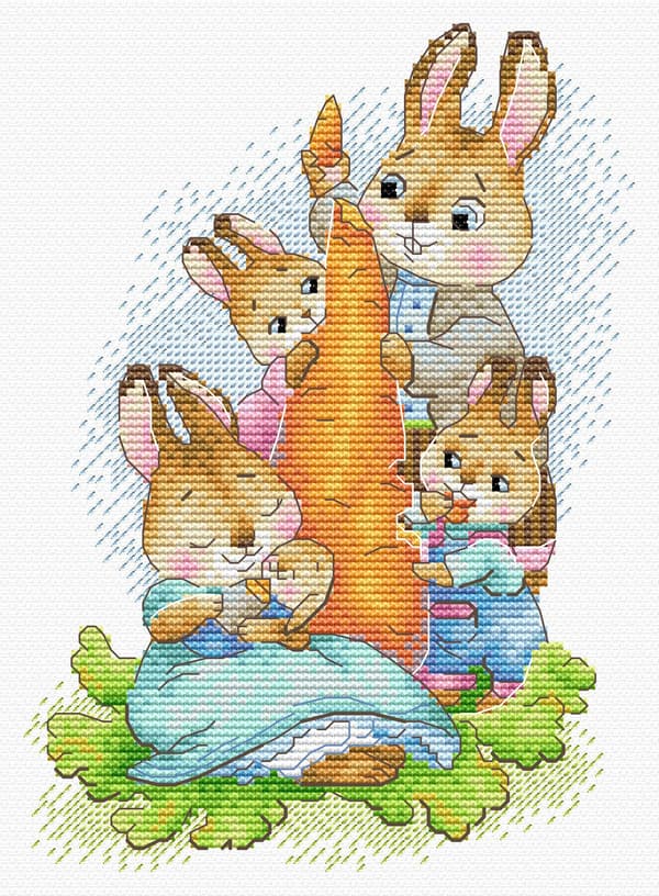 Broderikit MP Studia "På picknick" 20x14cm