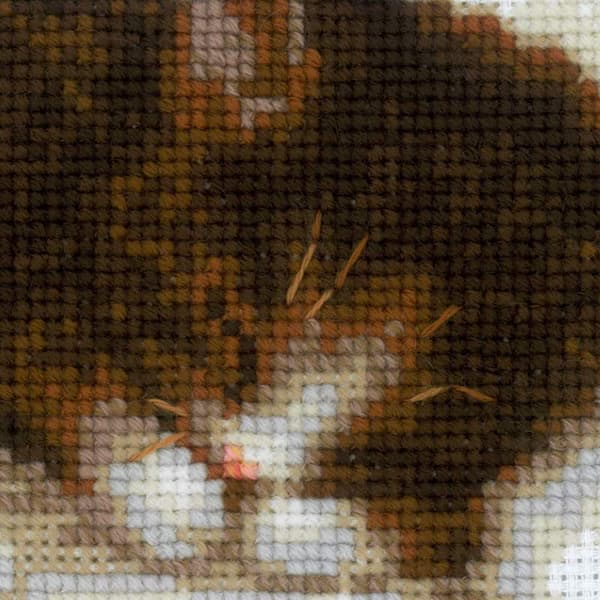 Broderikit Riolis "Killing på bog" 30x24 cm
