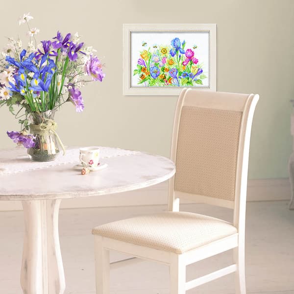 Broderikit RTO "Haveblomster" 35x25 cm