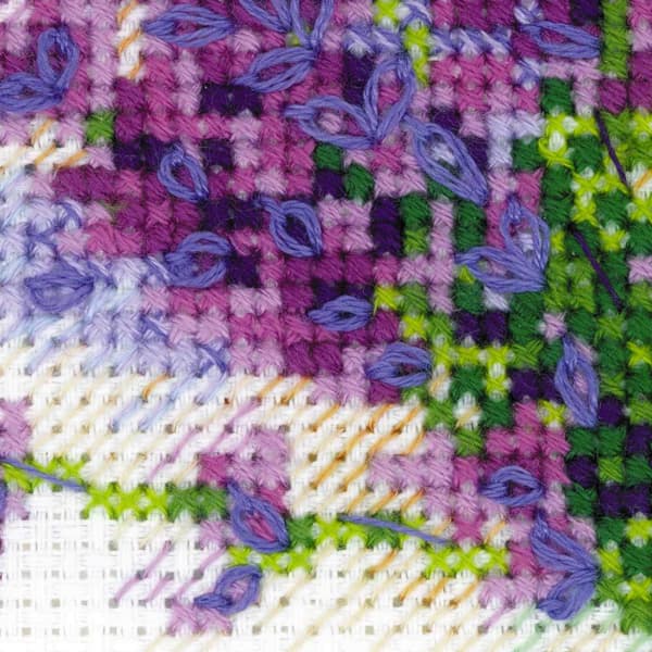 Broderikit Riolis "Buket med lavendel" 15x18 cm
