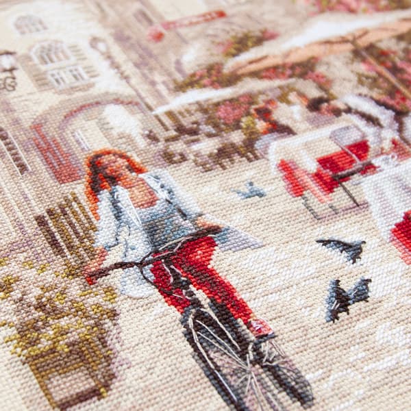 Broderisett Magic Needle "Morgonvibber" 29x38 cm