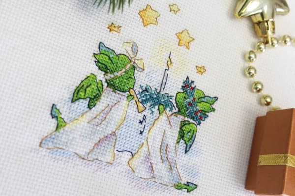Broderikit MP Studia "Stjerneklar nat" 11x10 cm