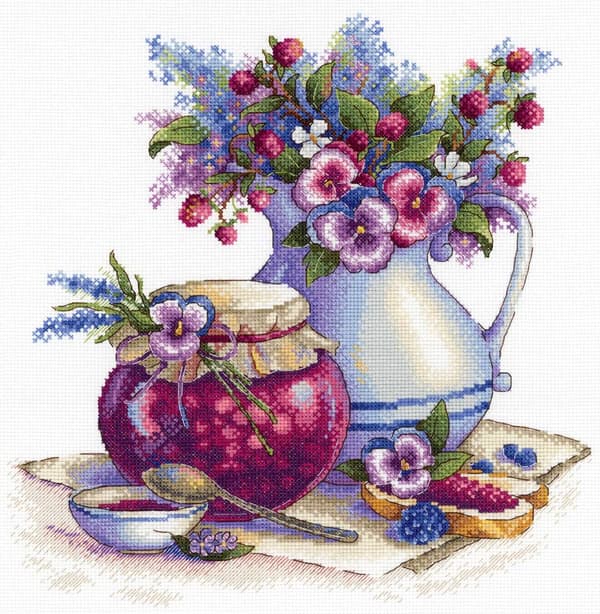Broderikit MP Studia "Sommarhumör" 25x26 cm