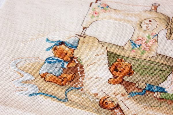 Broderikit Luca-S B1116 - "Fe-sygepige" 29x19,5 cm