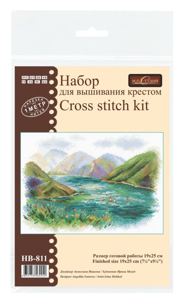 Broderikit MP Studia "Kezjenojam-søen" 25x19 cm
