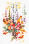 Broderisett Magic Needle "Høstskogens ånd" 17x27 cm