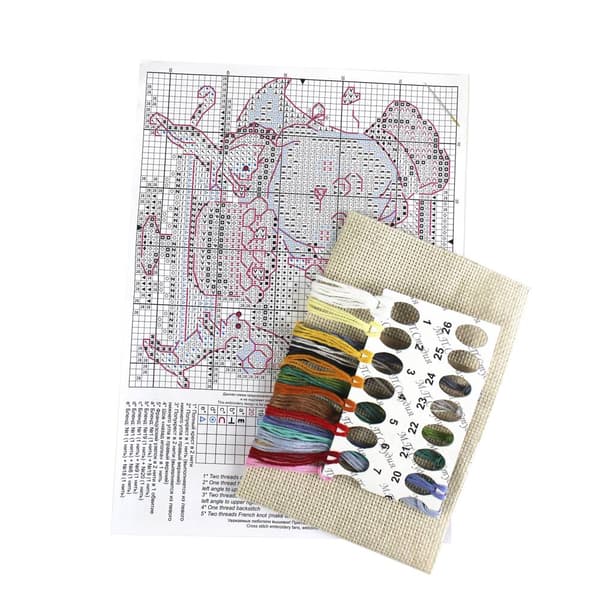 Broderisett MP Studia "Søt helg" 10x10 cm